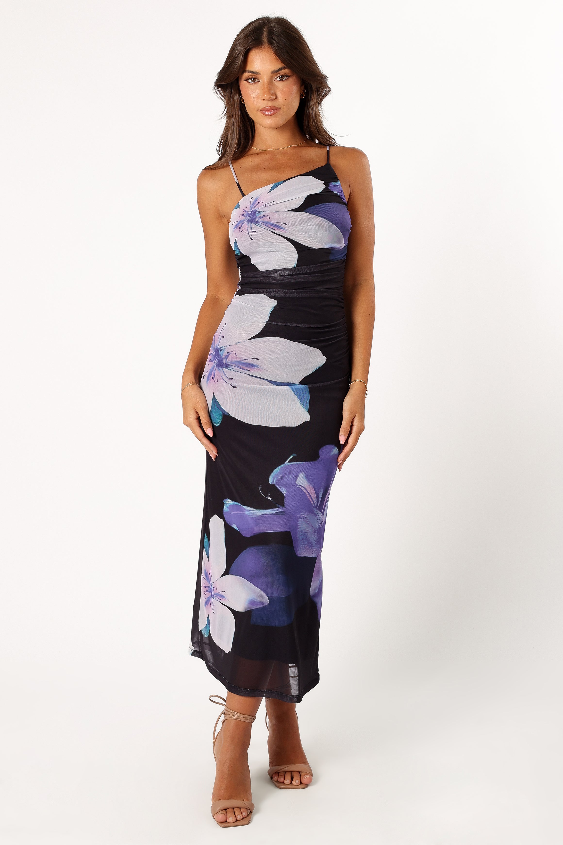 Jasmine Maxi Dress - Black Floral-Sunny Prom