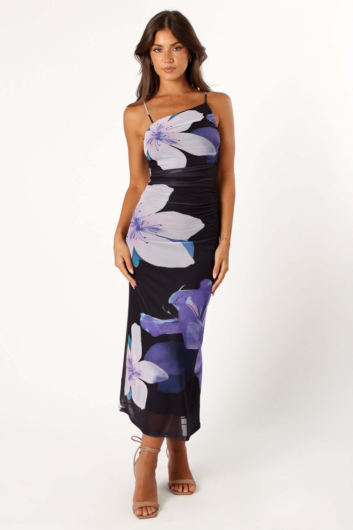 Jasmine Maxi Dress - Black Floral-Sunny Prom