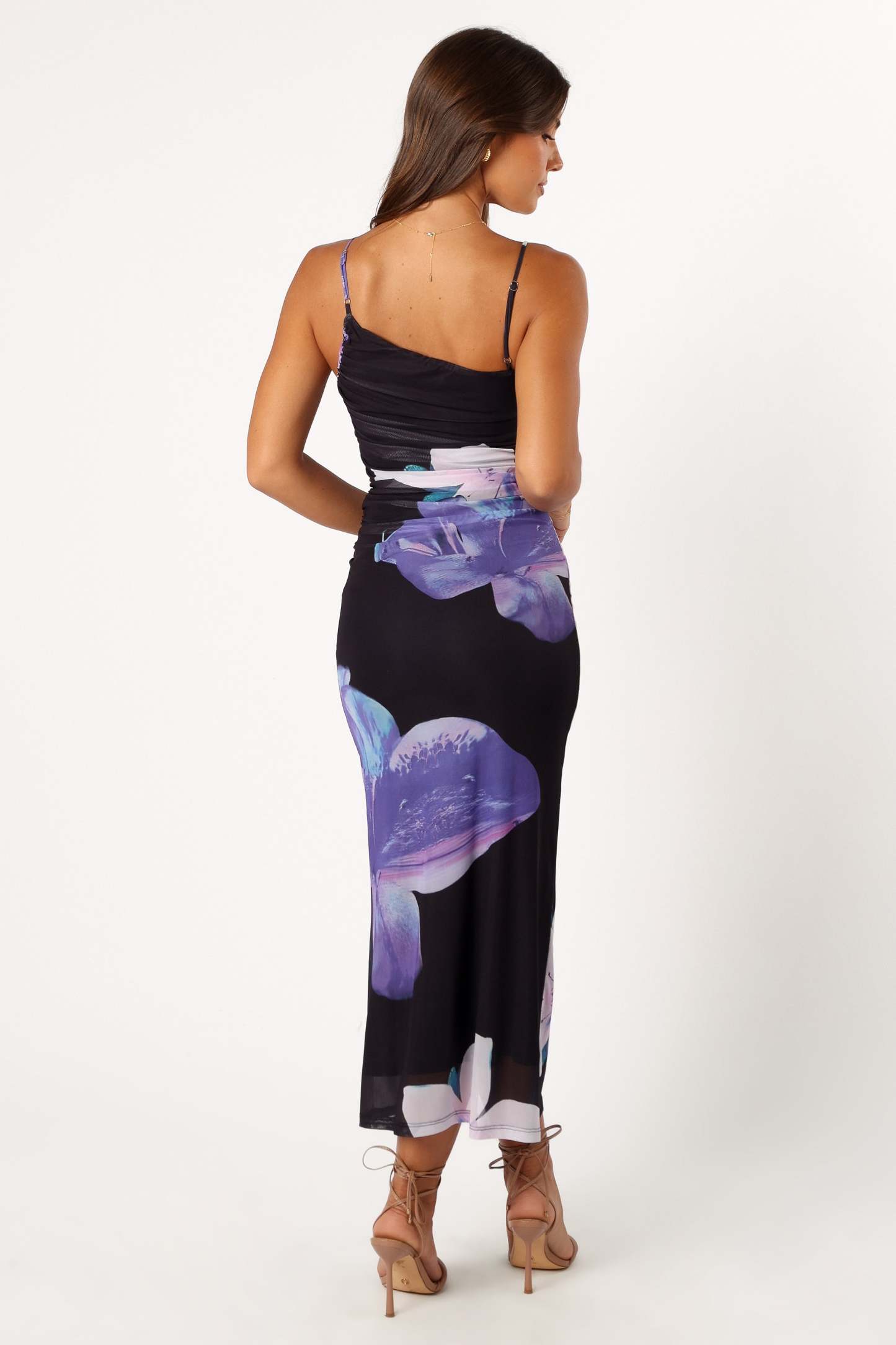 Jasmine Maxi Dress - Black Floral-Sunny Prom