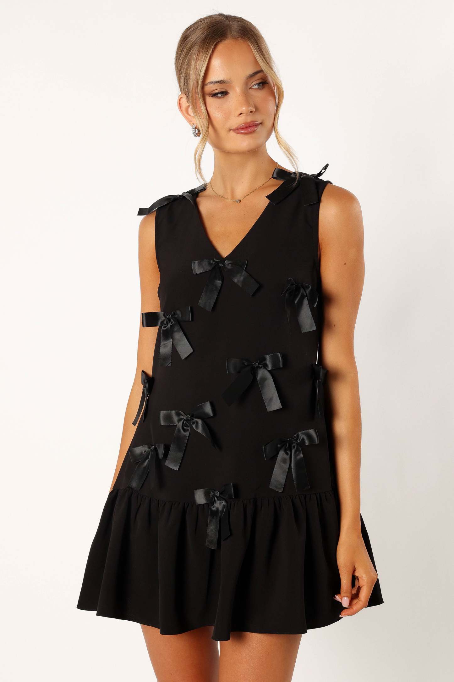 Juniper Mini Dress - Black-Sunny Prom
