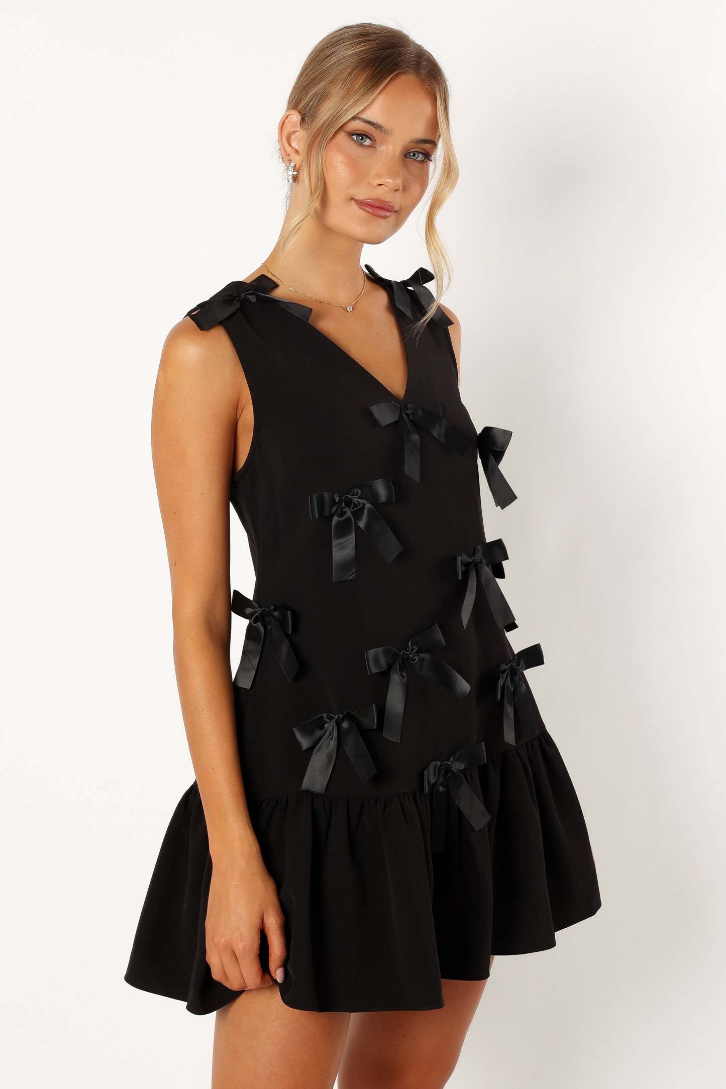 Juniper Mini Dress - Black-Sunny Prom