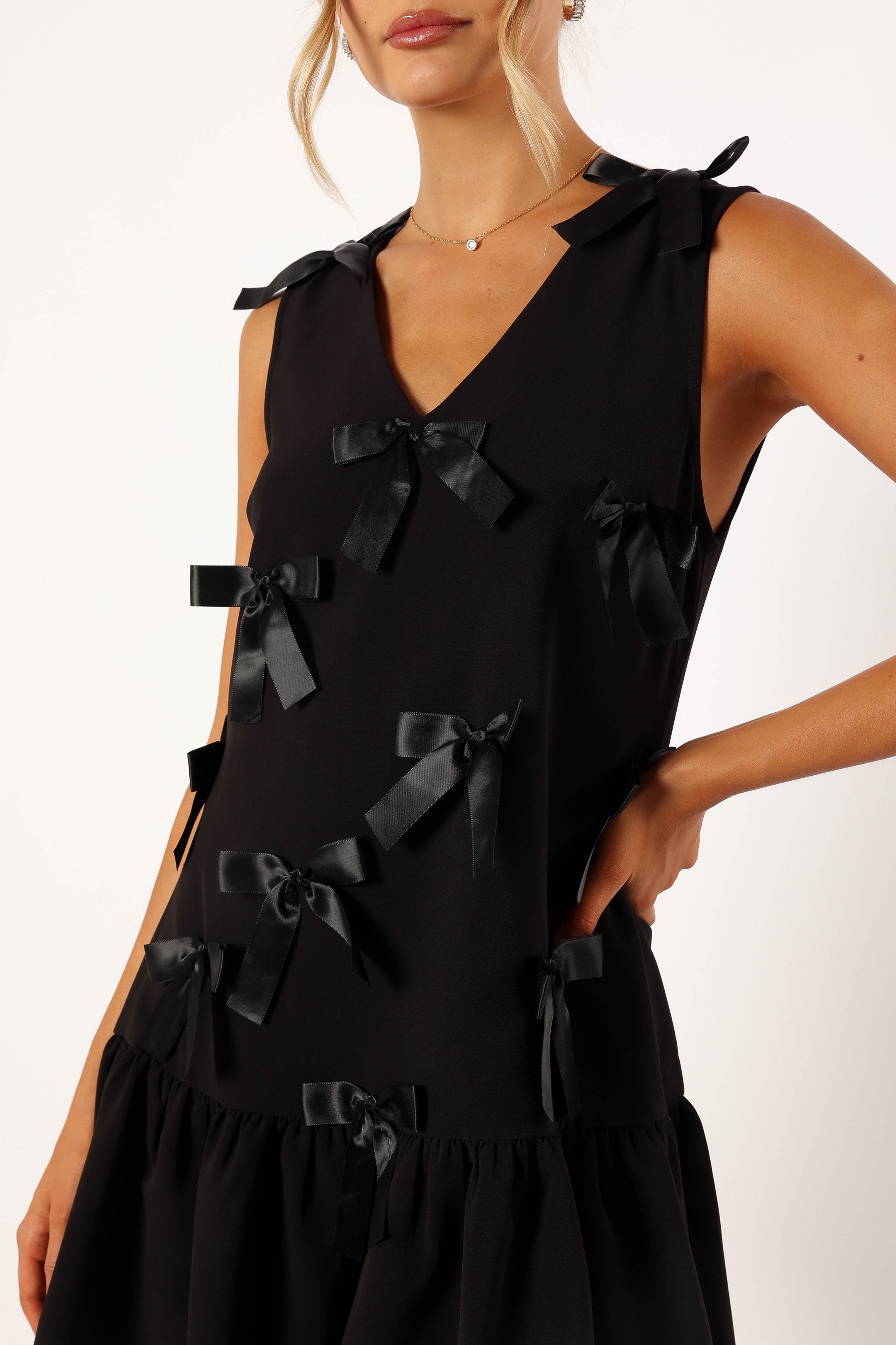 Juniper Mini Dress - Black-Sunny Prom