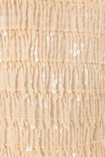 Kala Textured Maxi Dress - Beige-Sunny Prom