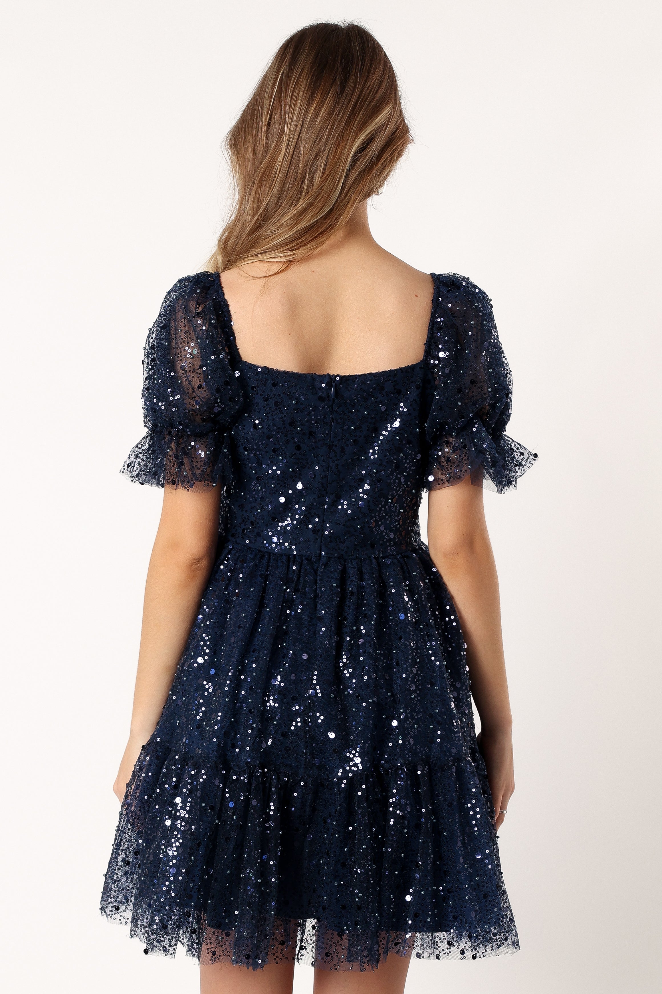 Karina Mini Dress - Navy-Sunny Prom