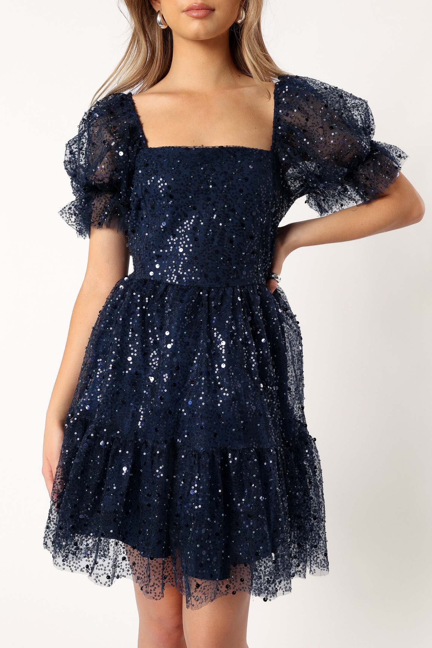 Karina Mini Dress - Navy-Sunny Prom