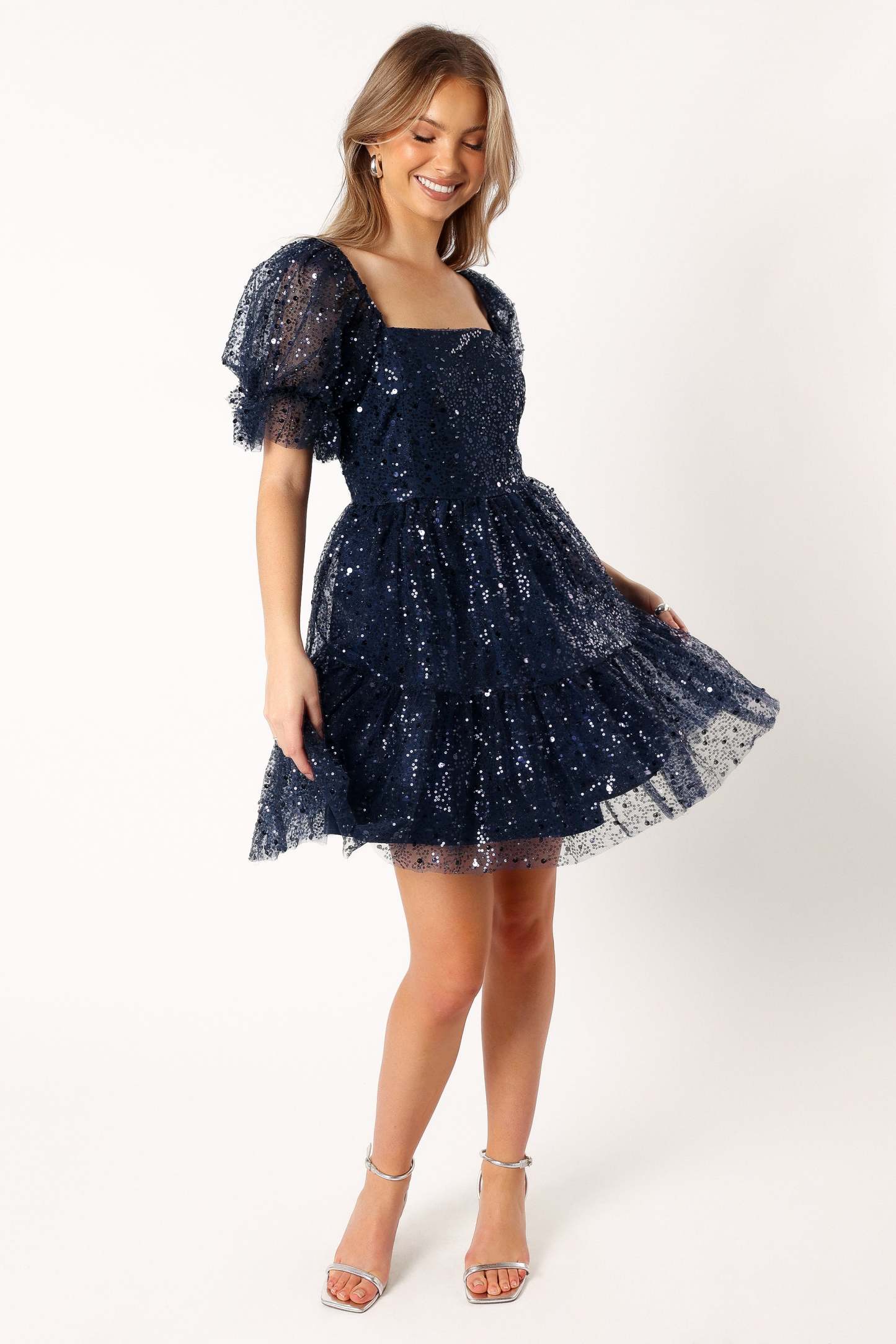 Karina Mini Dress - Navy-Sunny Prom