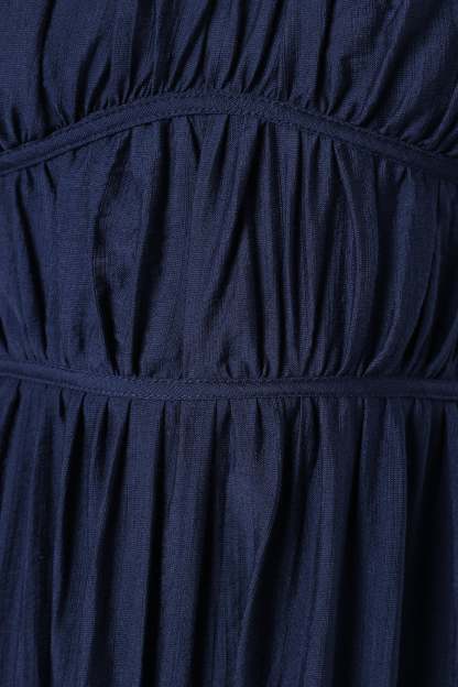 Kelani Luxi Midi Dress - Navy-Sunny Prom