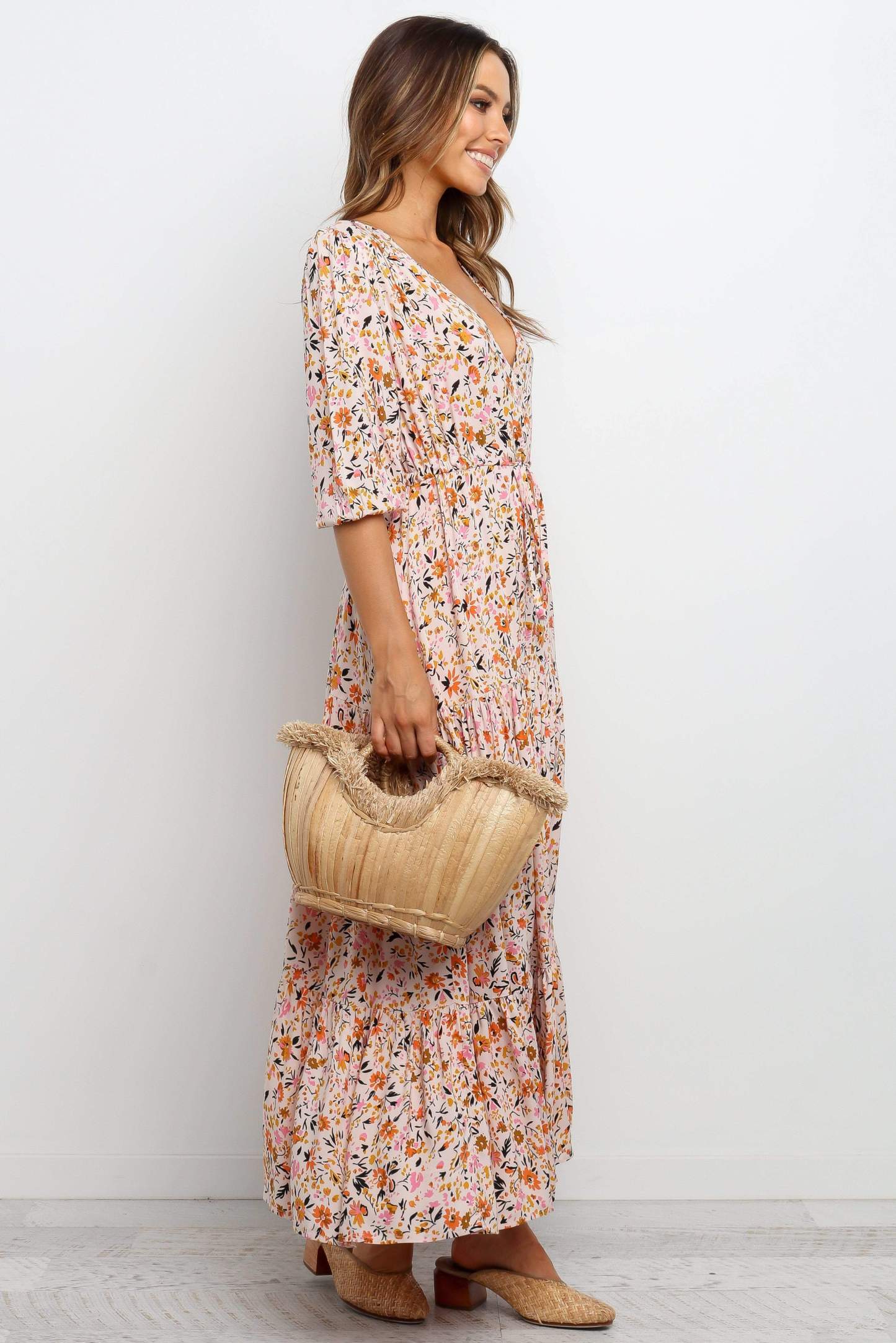 Kelda Dress - Beige-Sunny Prom