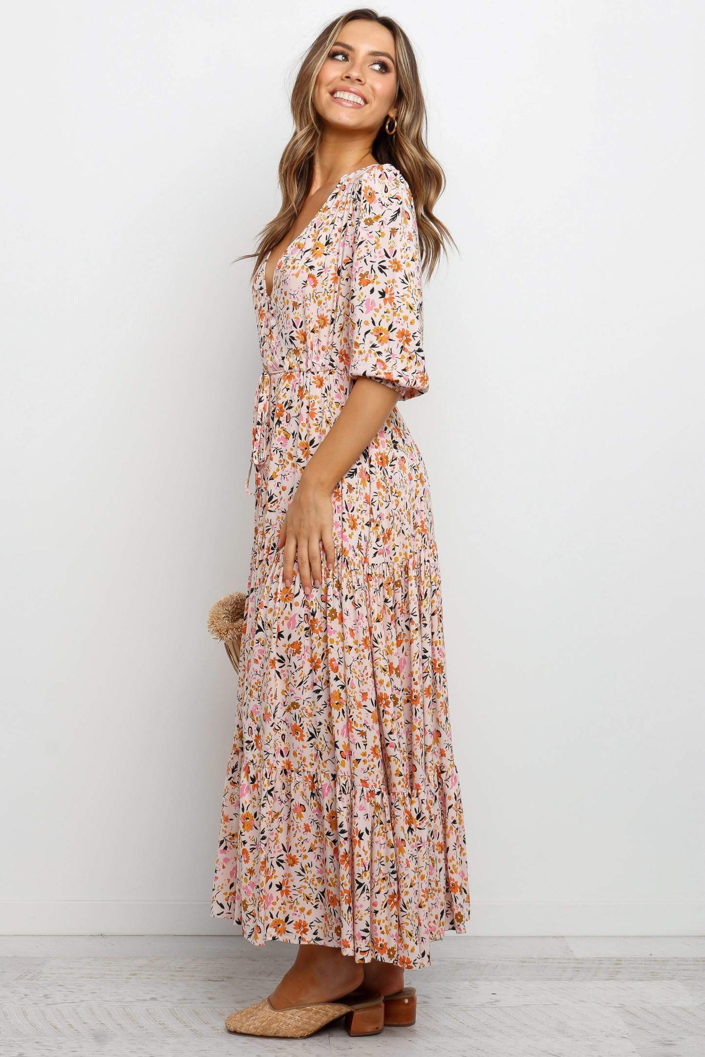 Kelda Dress - Beige-Sunny Prom