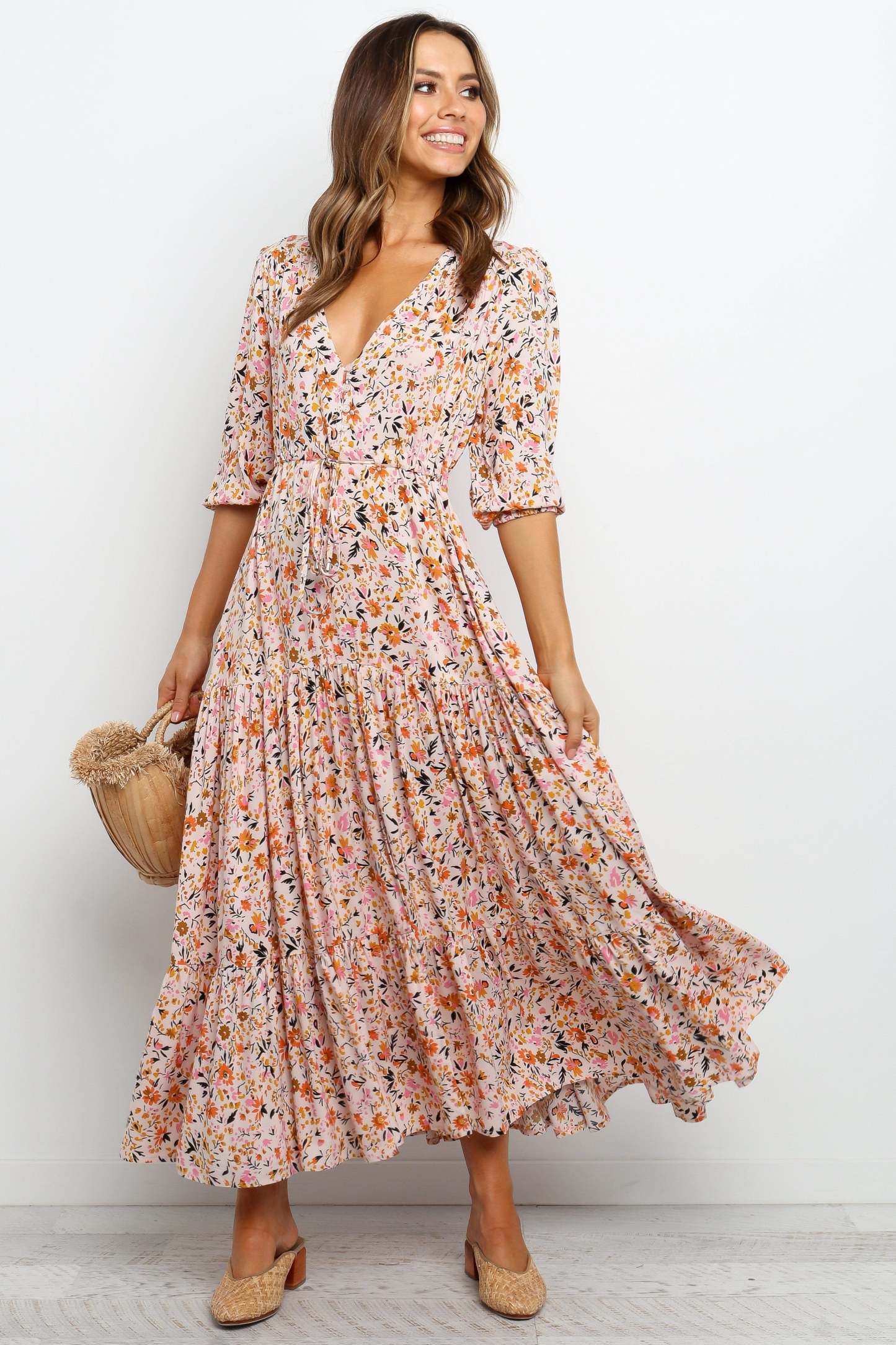 Kelda Dress - Beige-Sunny Prom