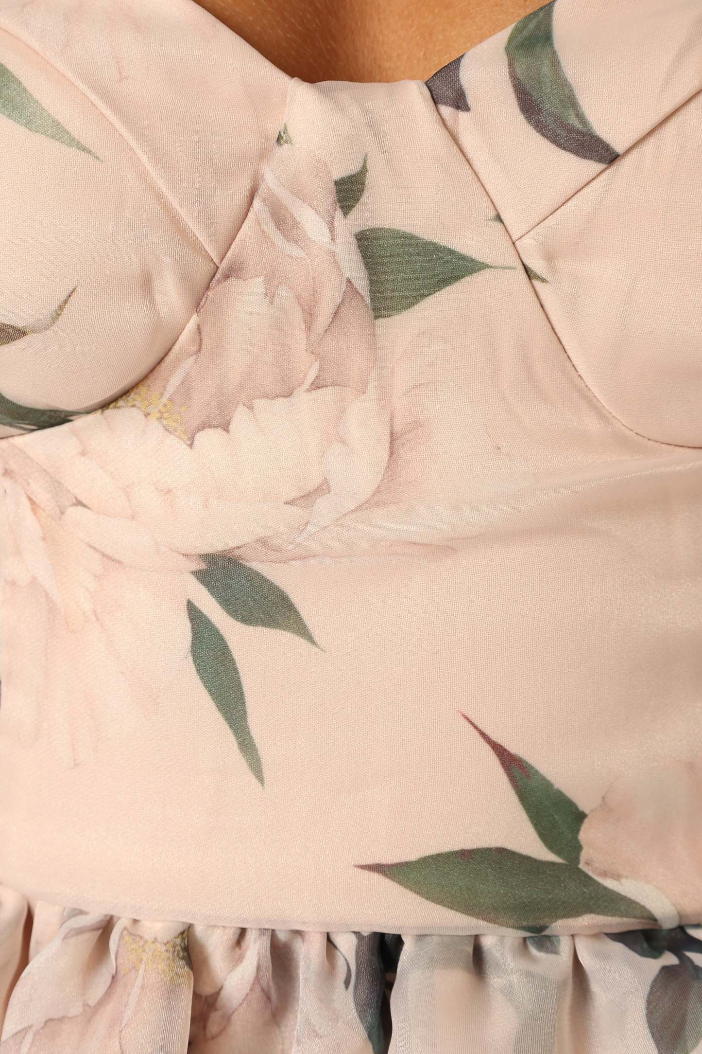 Kennie Midi Dress - Pink Floral-Sunny Prom