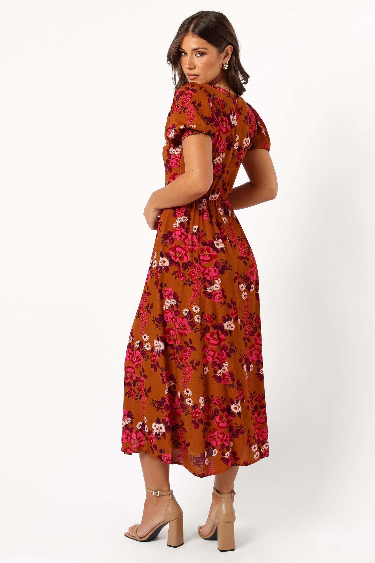 Kirby Midi Dress - Vintage Garden-Sunny Prom