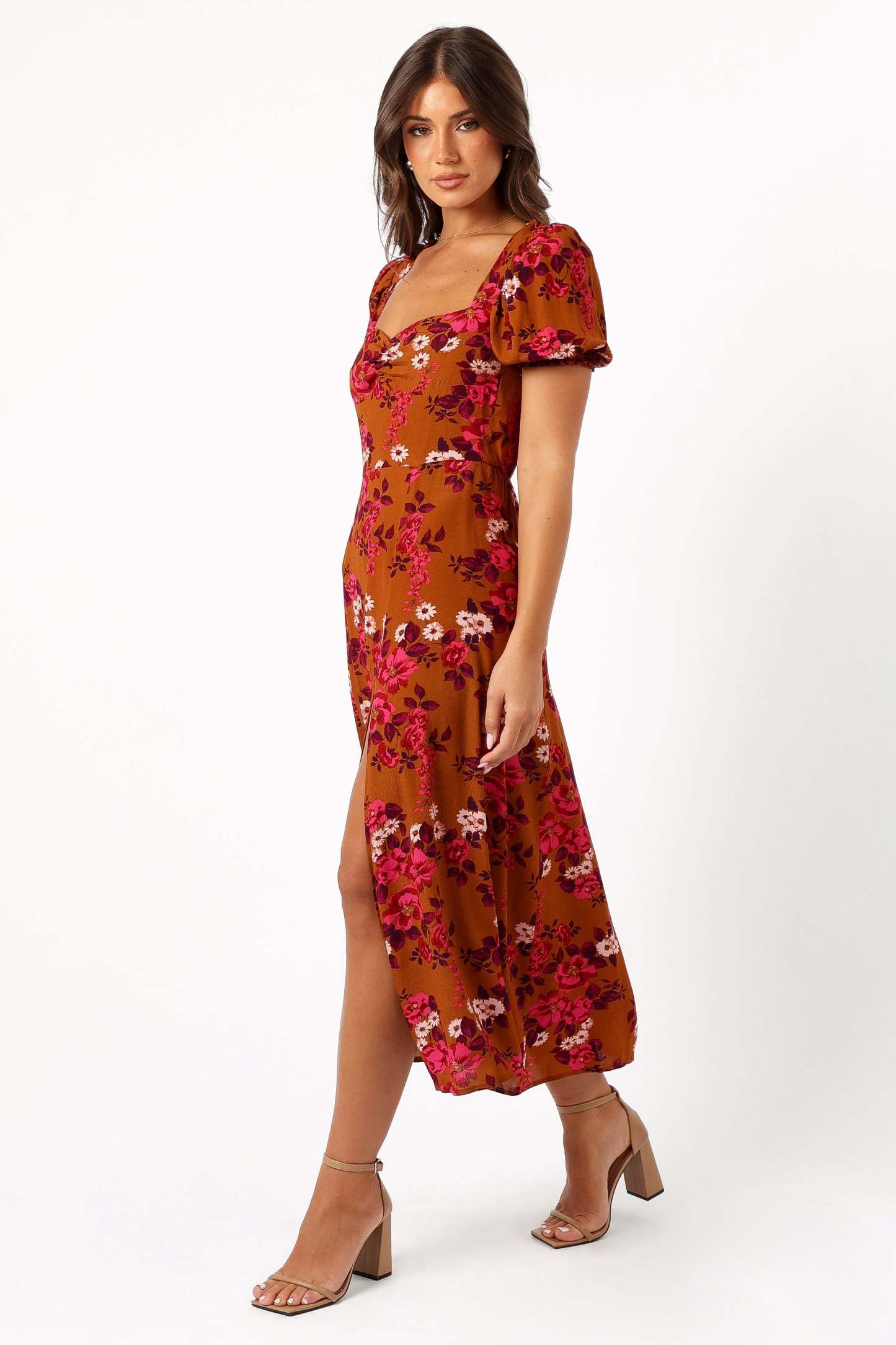 Kirby Midi Dress - Vintage Garden-Sunny Prom