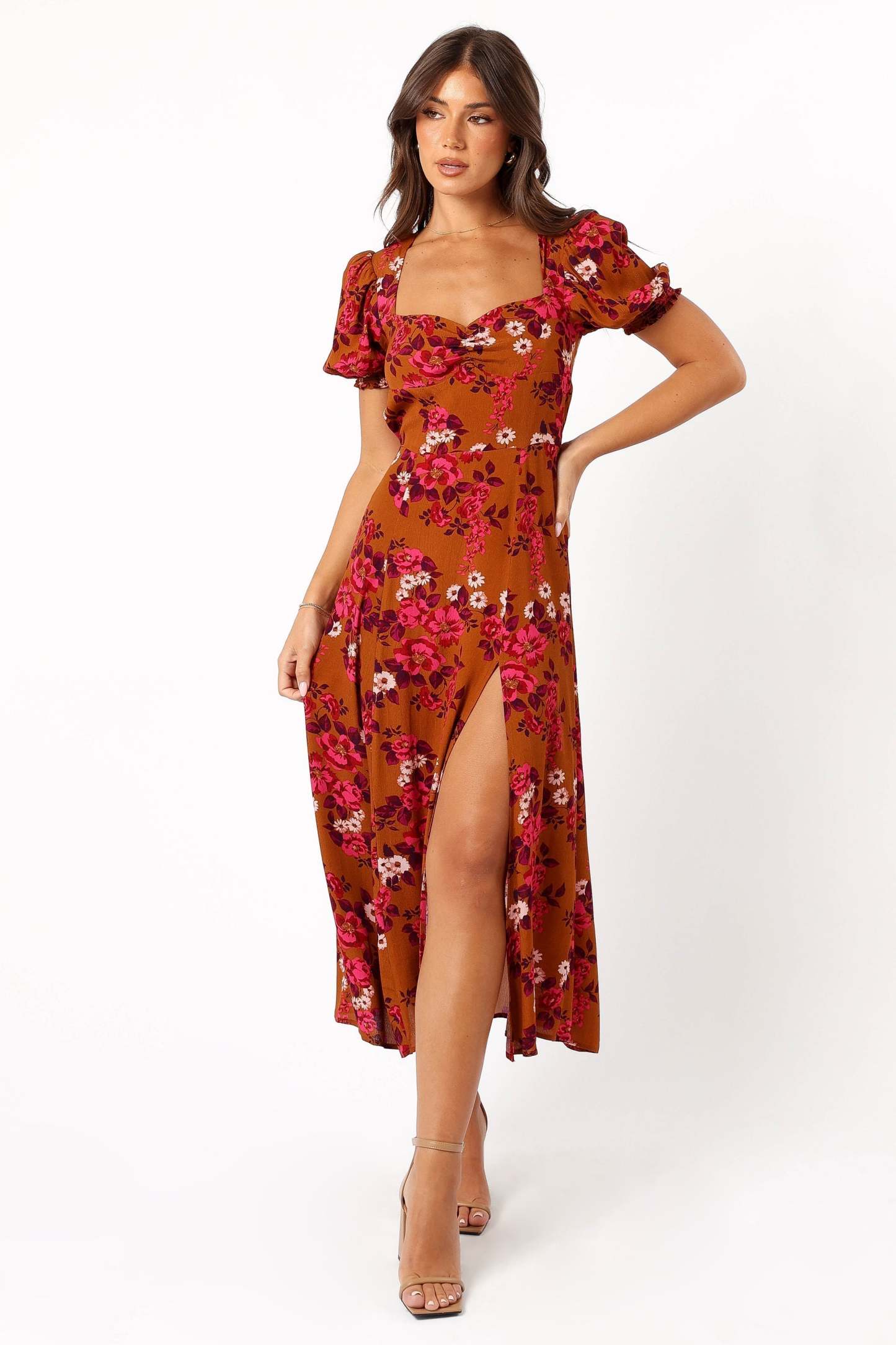 Kirby Midi Dress - Vintage Garden-Sunny Prom
