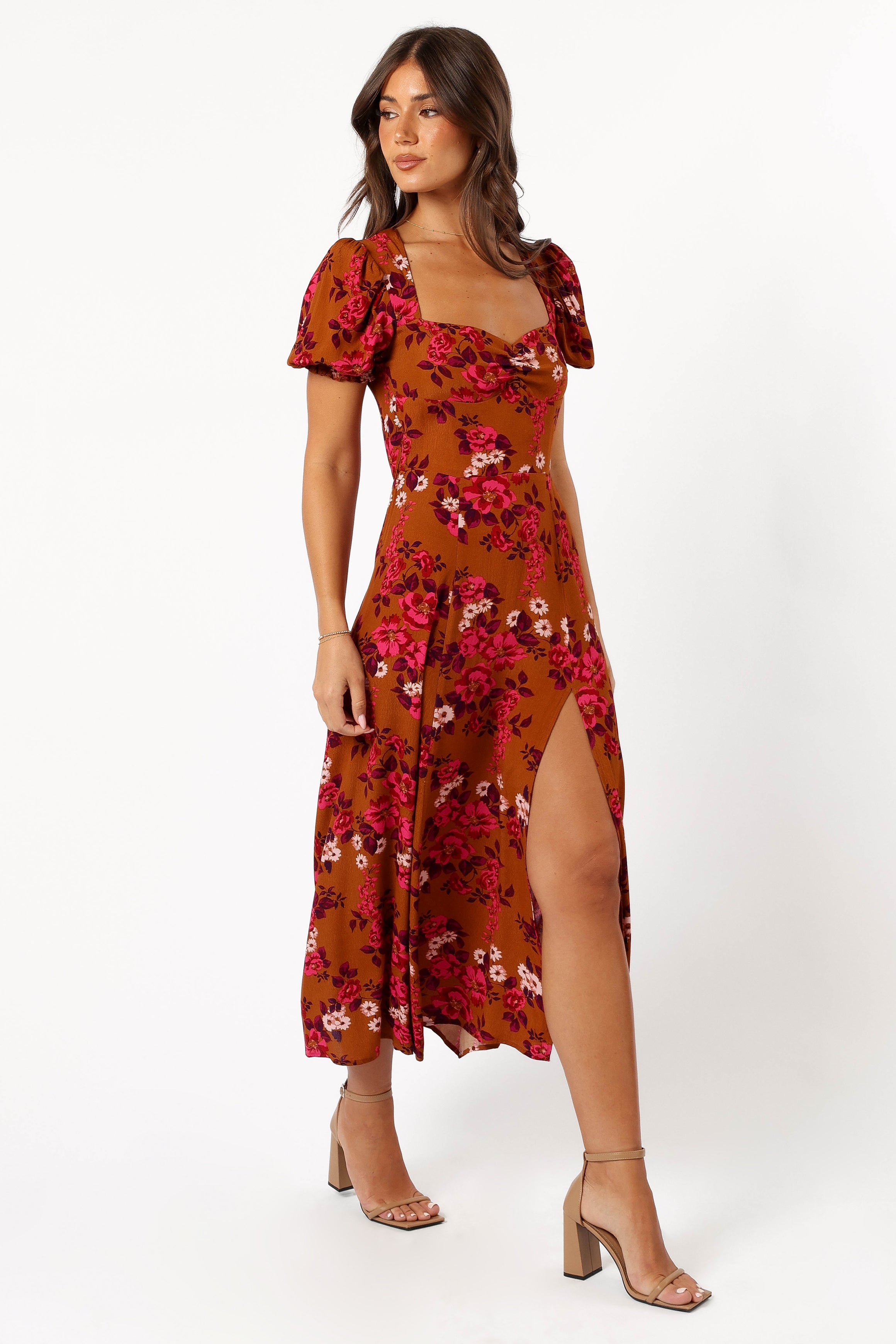 Kirby Midi Dress - Vintage Garden-Sunny Prom