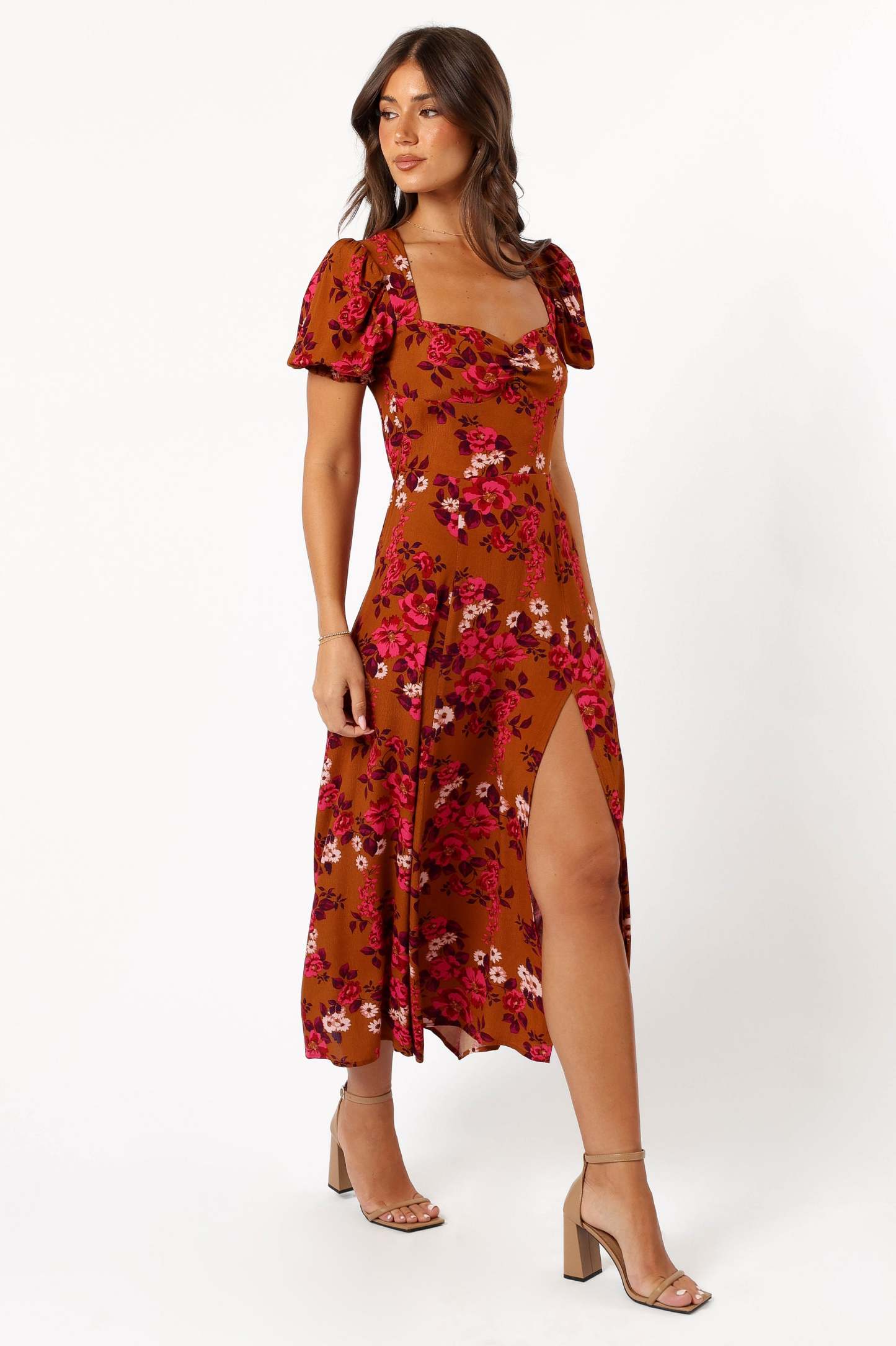 Kirby Midi Dress - Vintage Garden-Sunny Prom