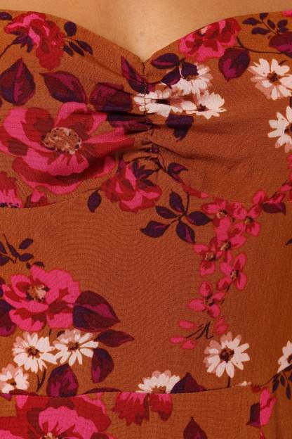 Kirby Midi Dress - Vintage Garden-Sunny Prom