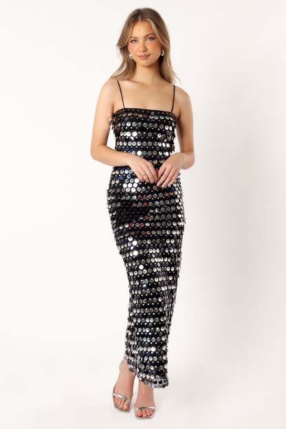 Lacanza Maxi Dress - Black-Sunny Prom
