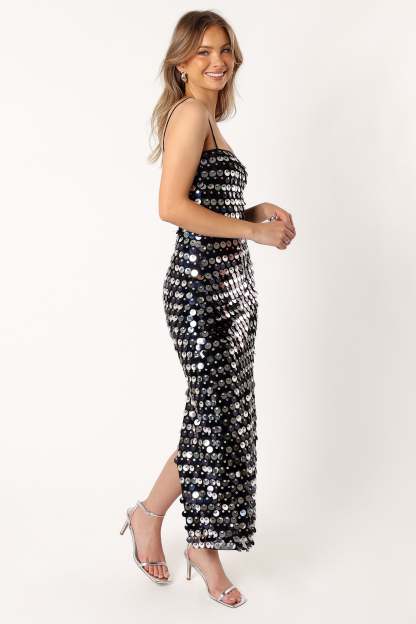 Lacanza Maxi Dress - Black-Sunny Prom