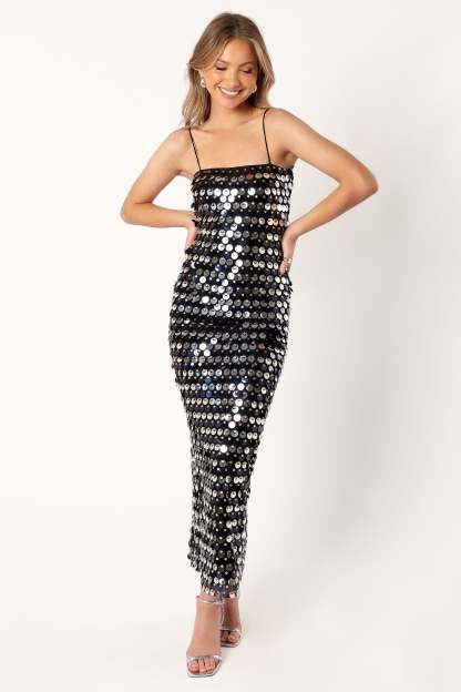 Lacanza Maxi Dress - Black-Sunny Prom
