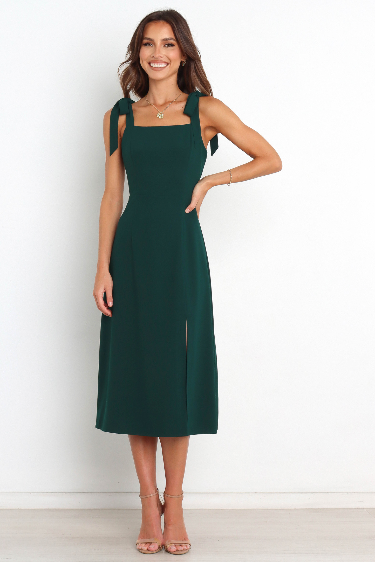 Laurel Dress - Emerald-Sunny Prom