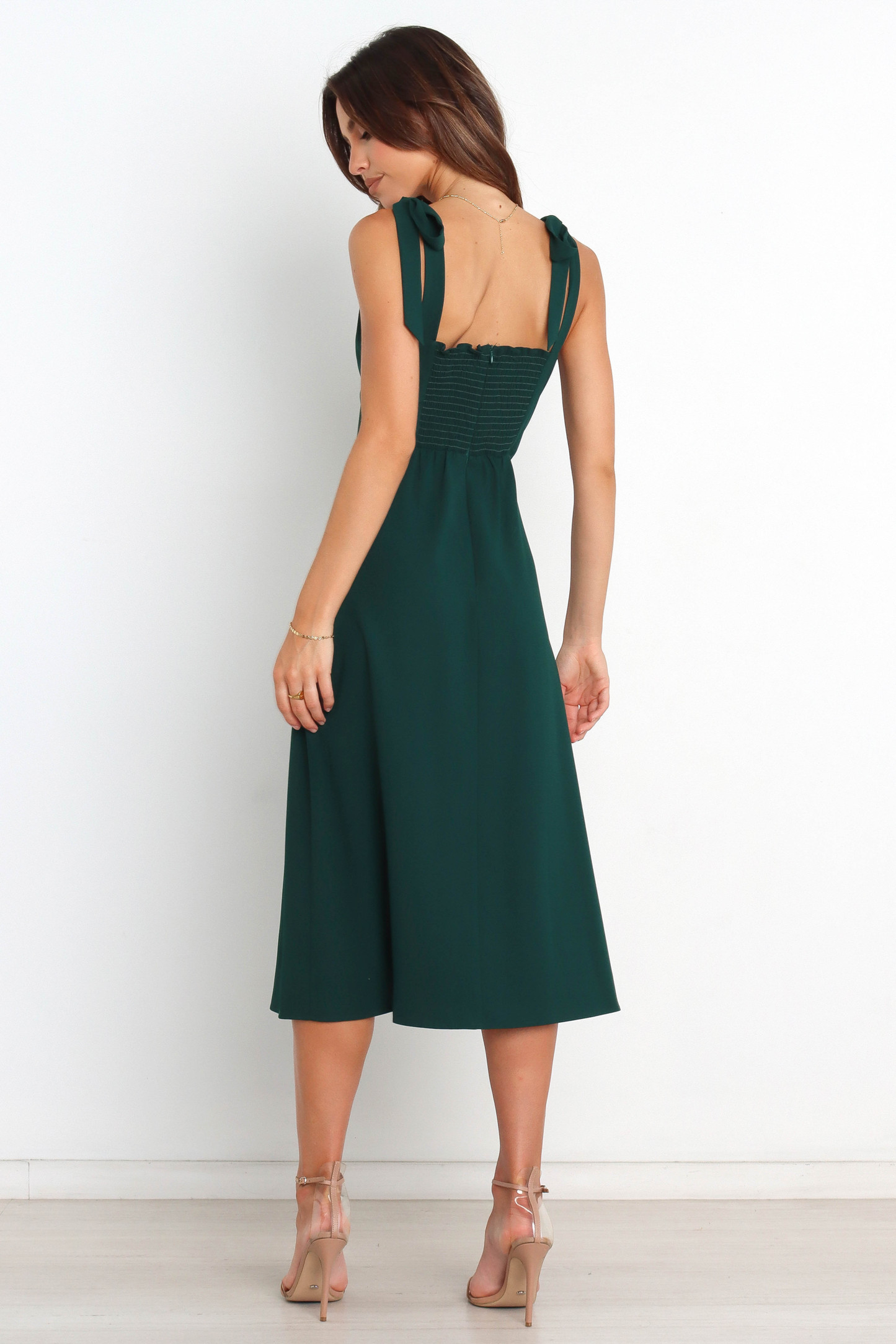 Laurel Dress - Emerald-Sunny Prom