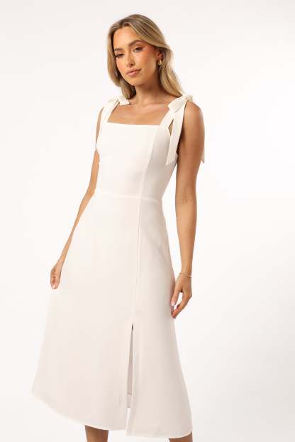 Laurel Dress - White-Sunny Prom
