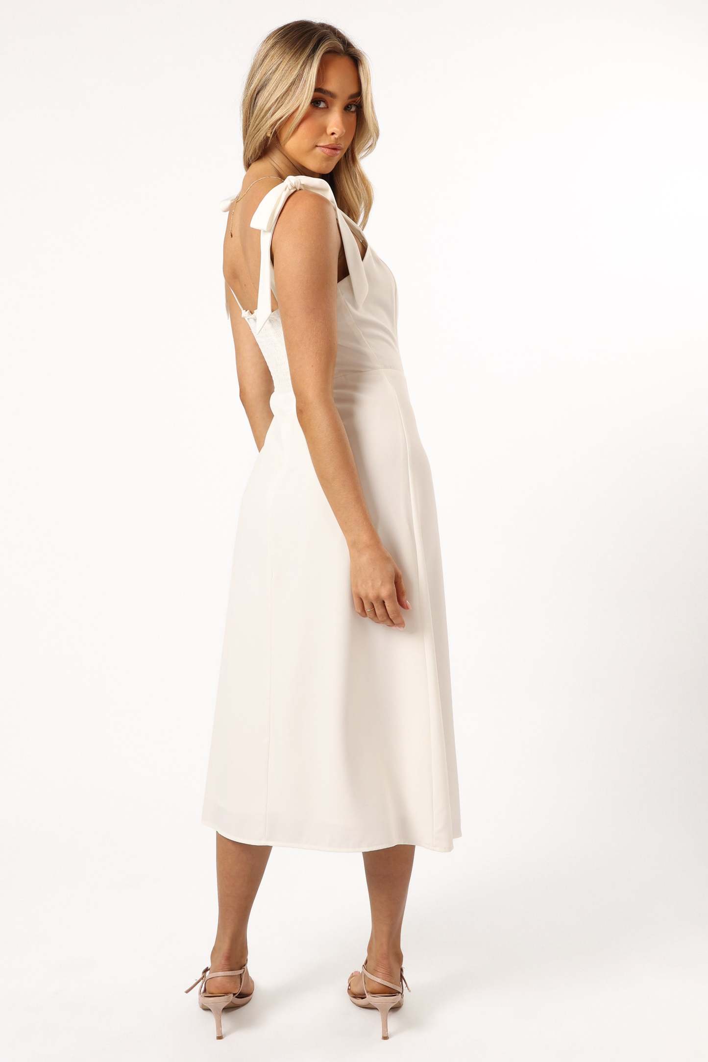 Laurel Dress - White-Sunny Prom