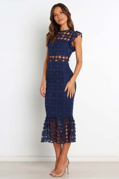 Lauren Dress - Navy-Sunny Prom