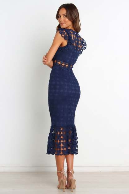 Lauren Dress - Navy-Sunny Prom