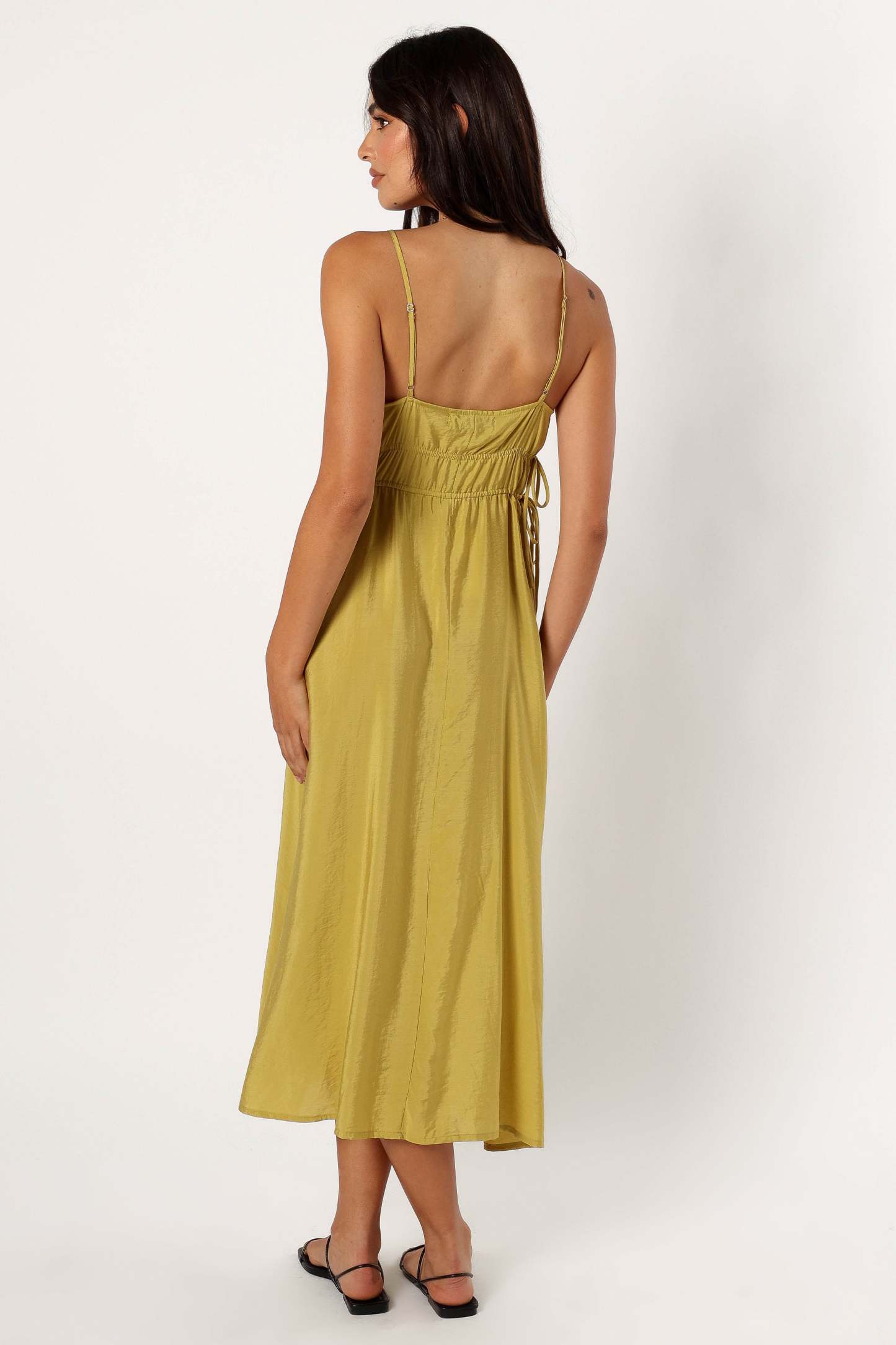 Layton Midi Dress - Olive-Sunny Prom