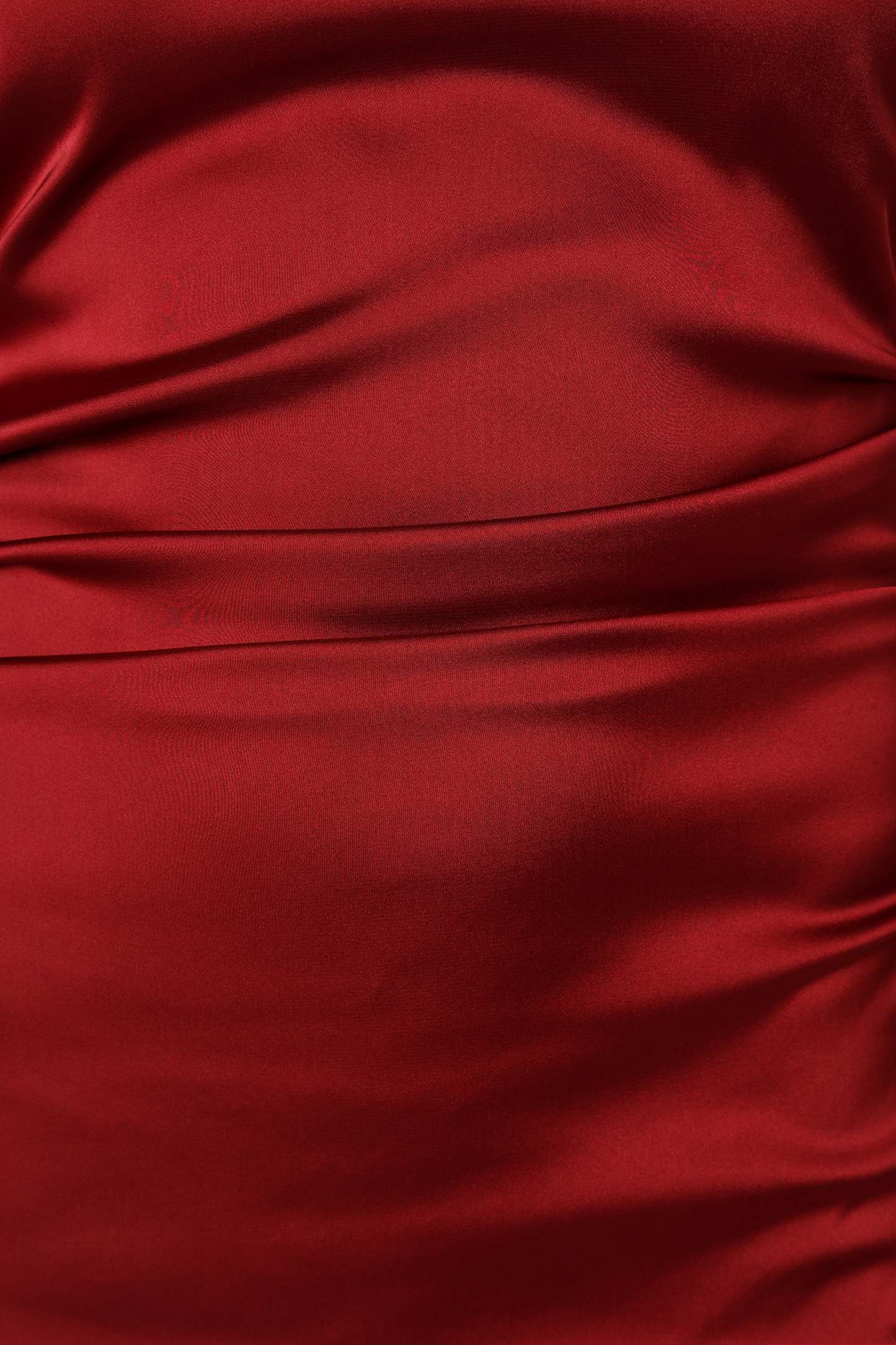 Lee Strapless Midi Dress - Wine-Sunny Prom