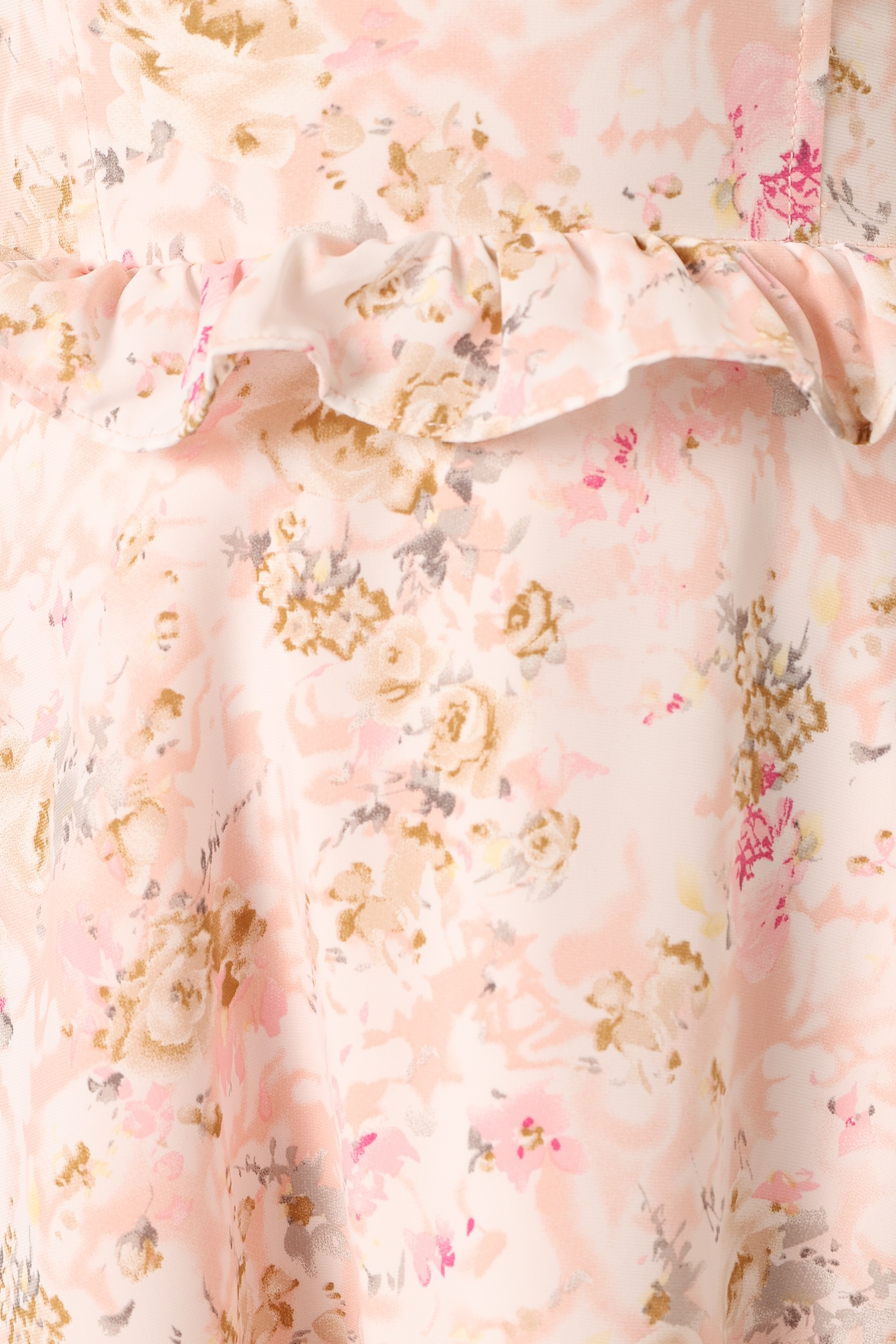 Lillee Tiered Maxi Dress - Pink Floral-Sunny Prom
