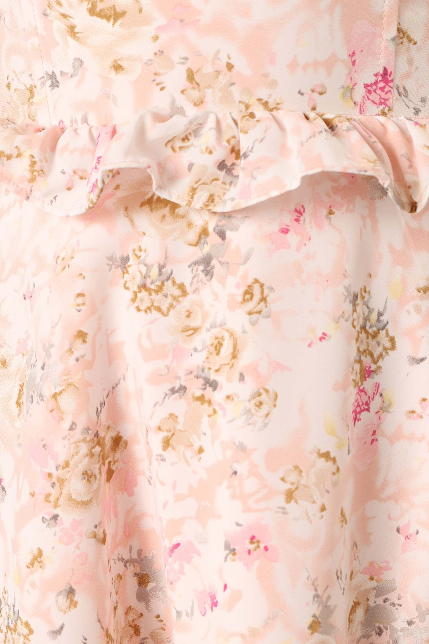 Lillee Tiered Maxi Dress - Pink Floral-Sunny Prom
