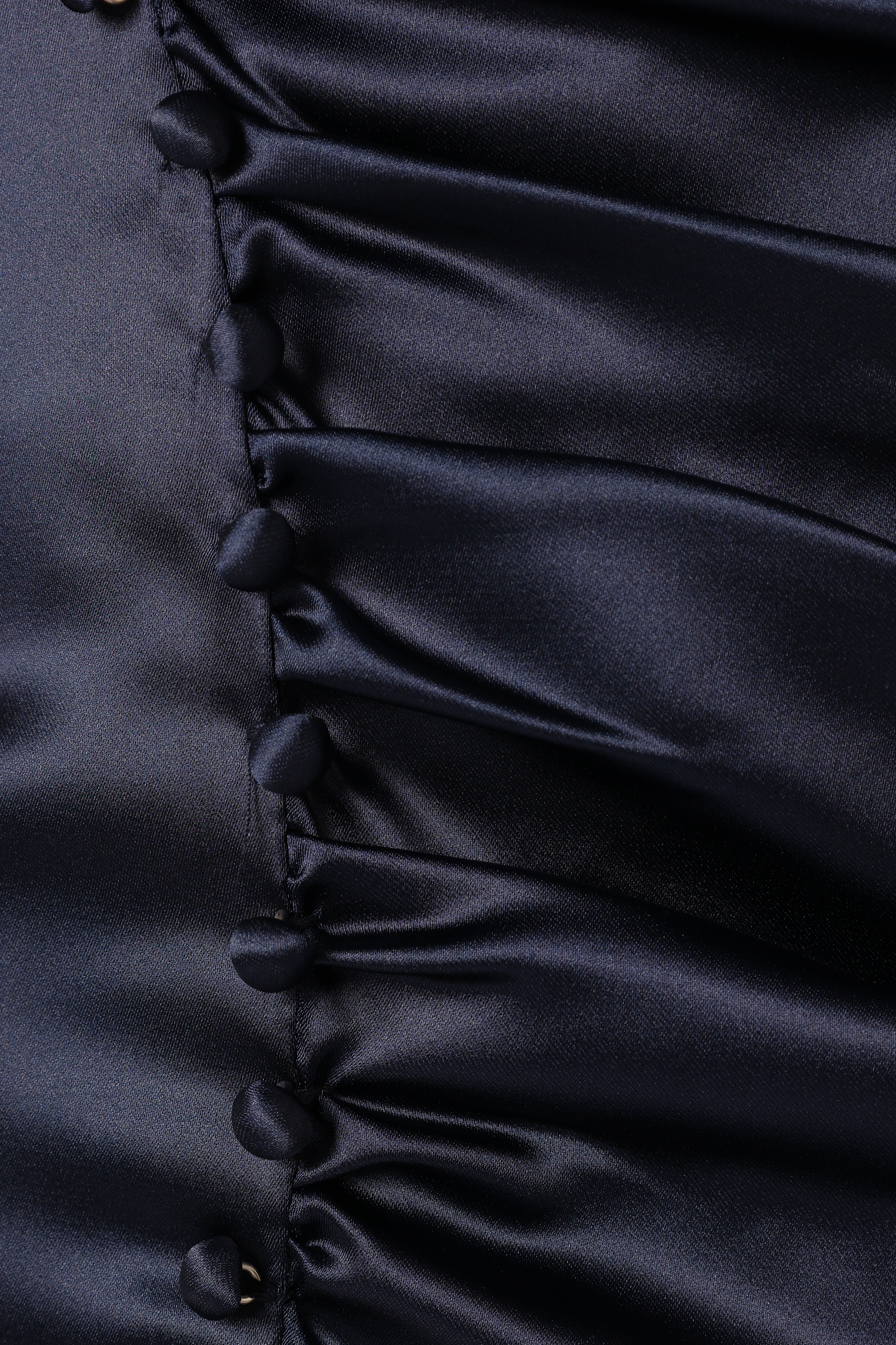 Lisbeth Midi Dress - Navy-Sunny Prom