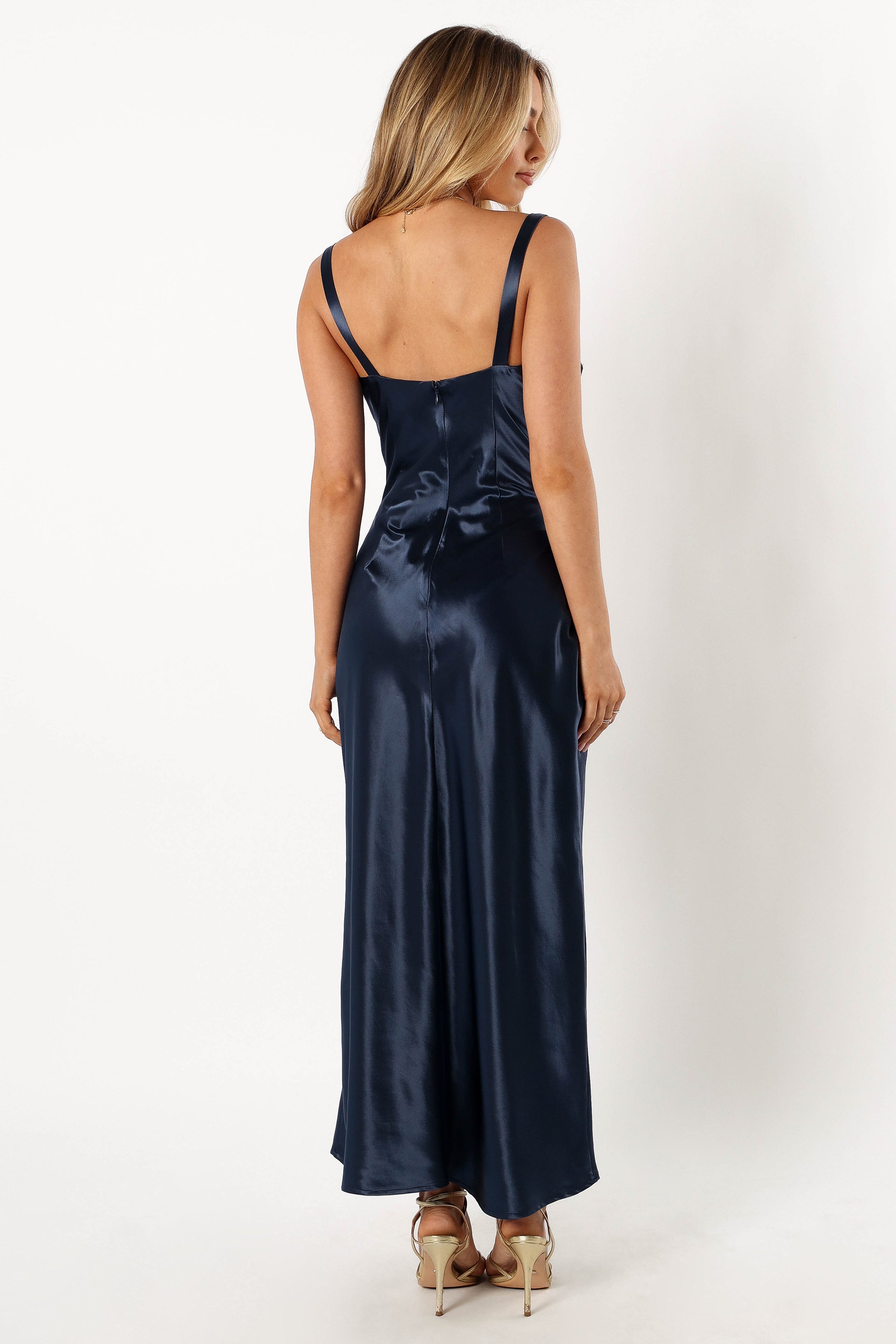 Loxana Midi Dress - Midnight-Sunny Prom