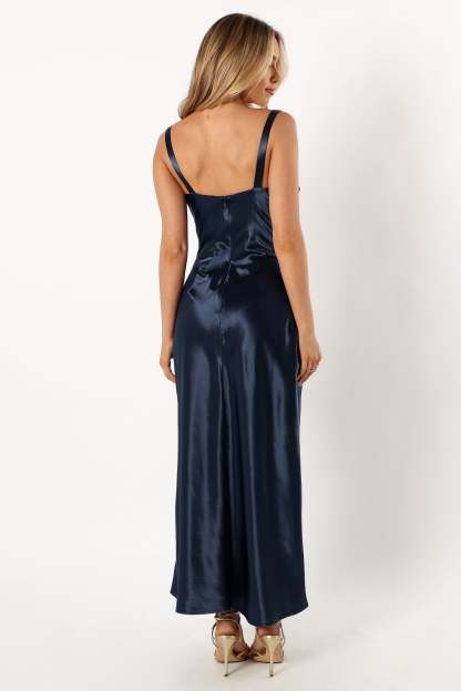 Loxana Midi Dress - Midnight-Sunny Prom