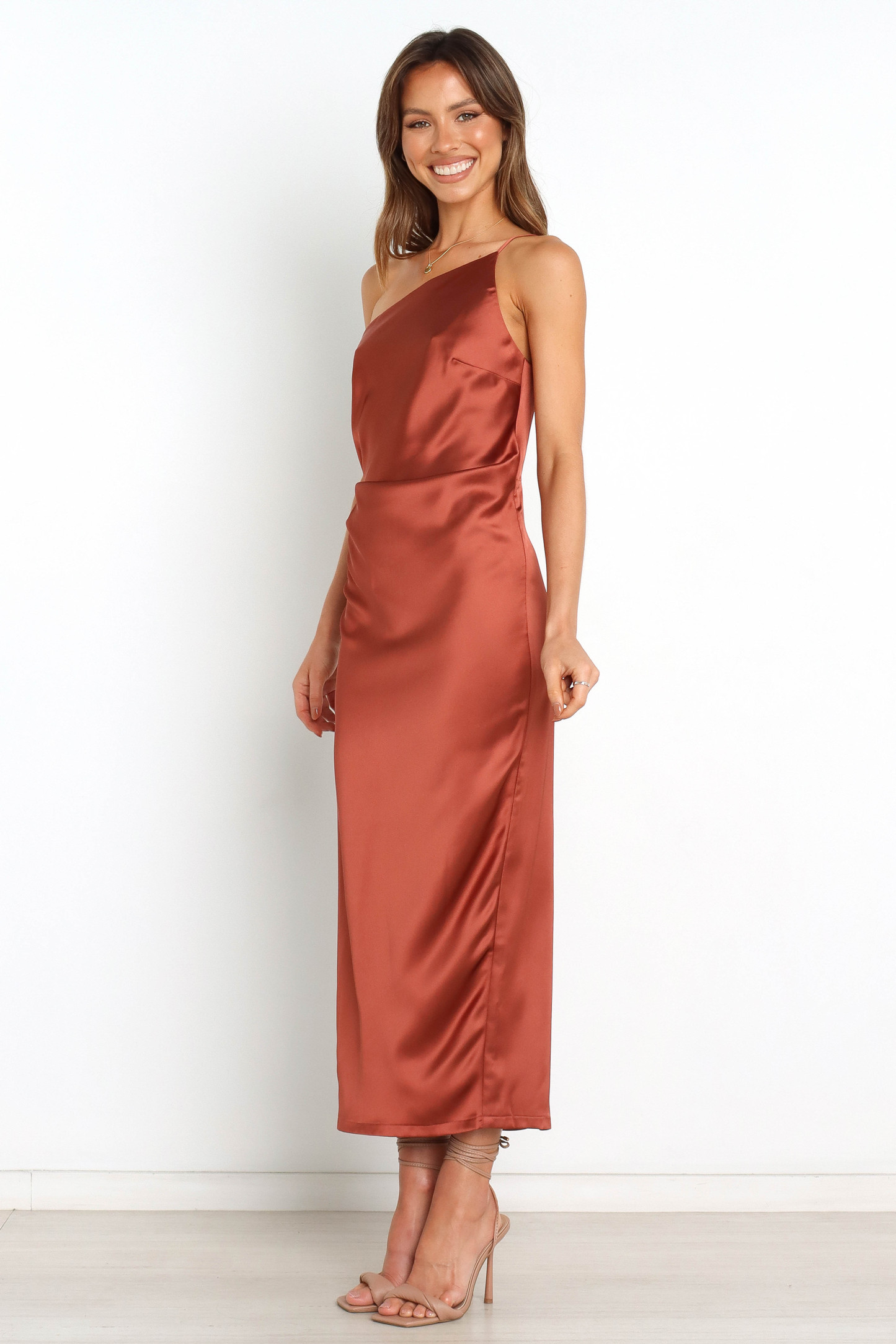 Luella Dress - Rust-Sunny Prom