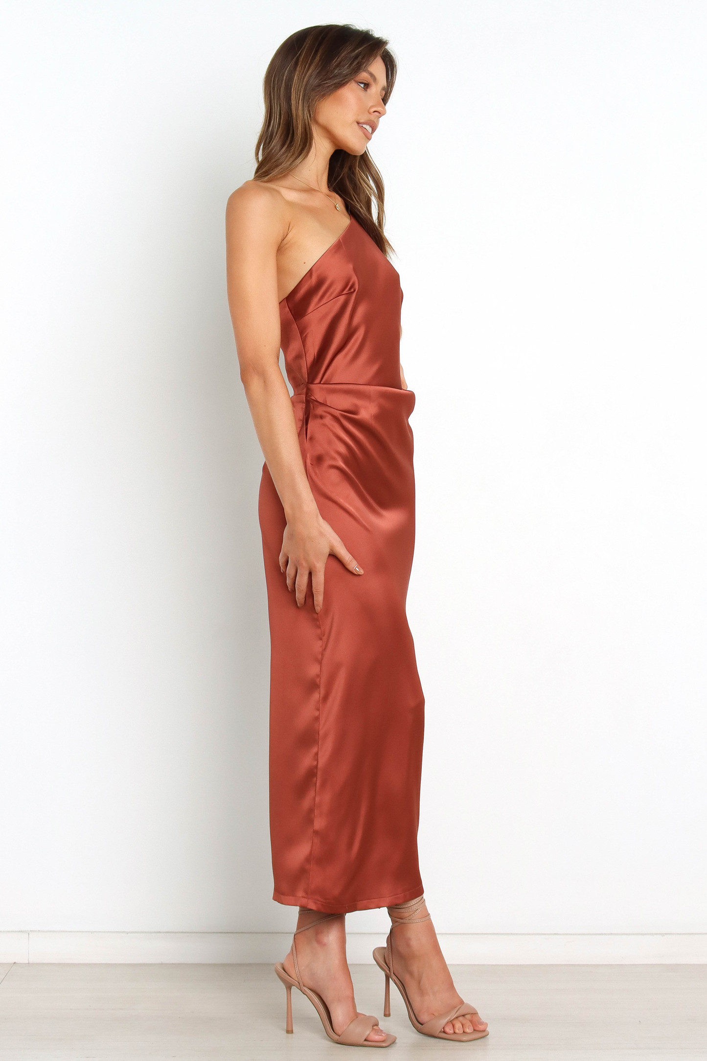 Luella Dress - Rust-Sunny Prom