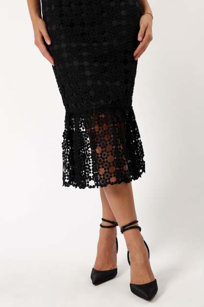 Malia Dress - Black-Sunny Prom