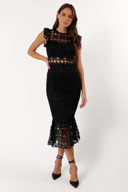 Malia Dress - Black-Sunny Prom