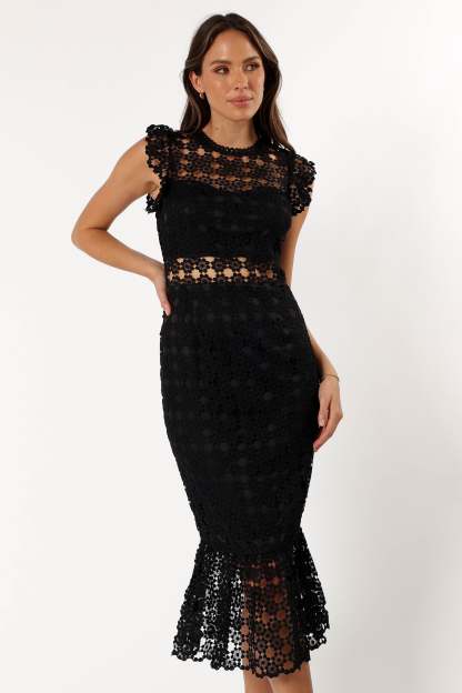 Malia Dress - Black-Sunny Prom