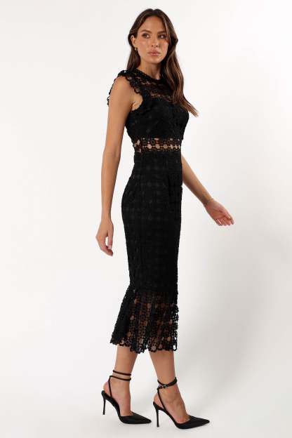 Malia Dress - Black-Sunny Prom
