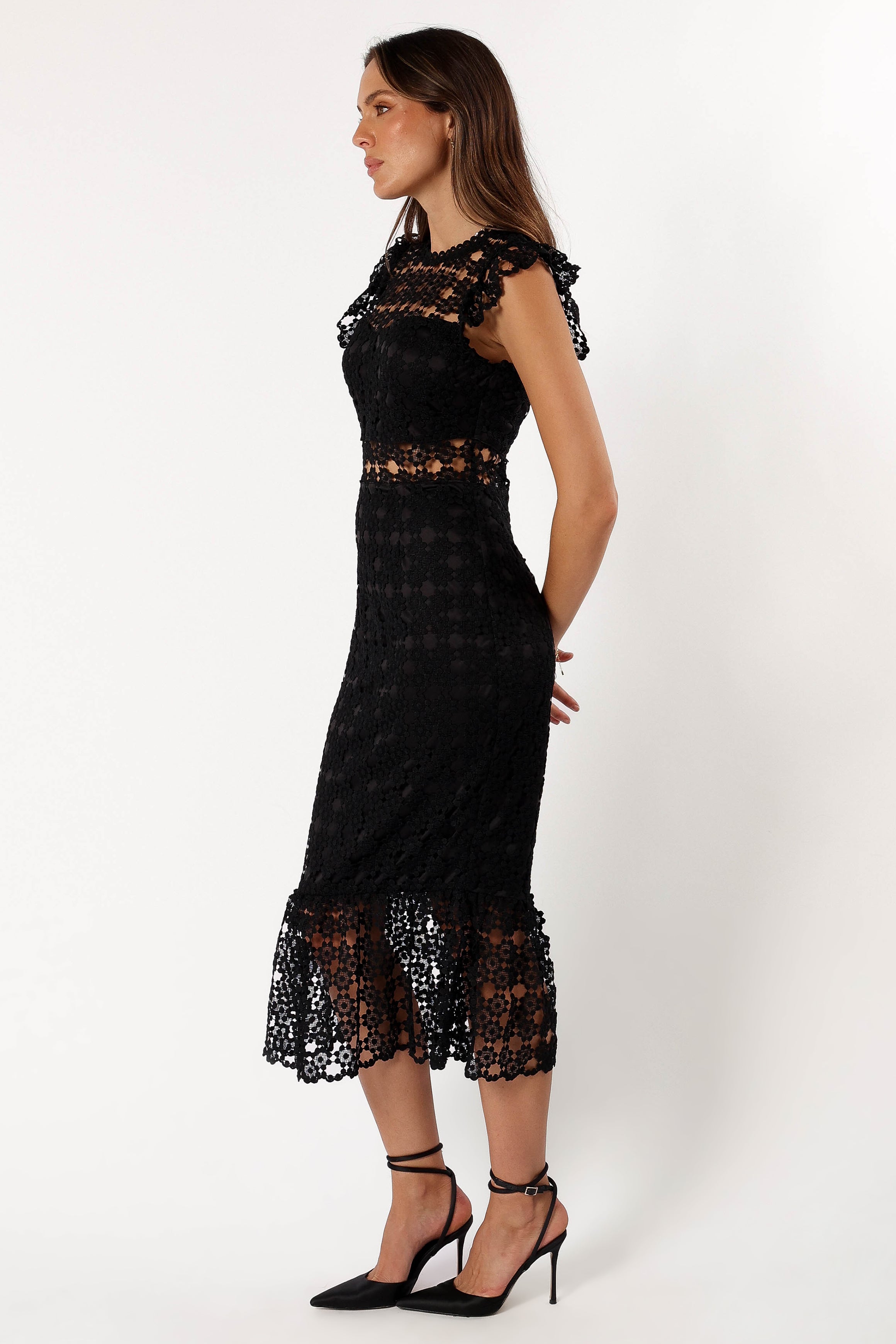 Malia Dress - Black-Sunny Prom