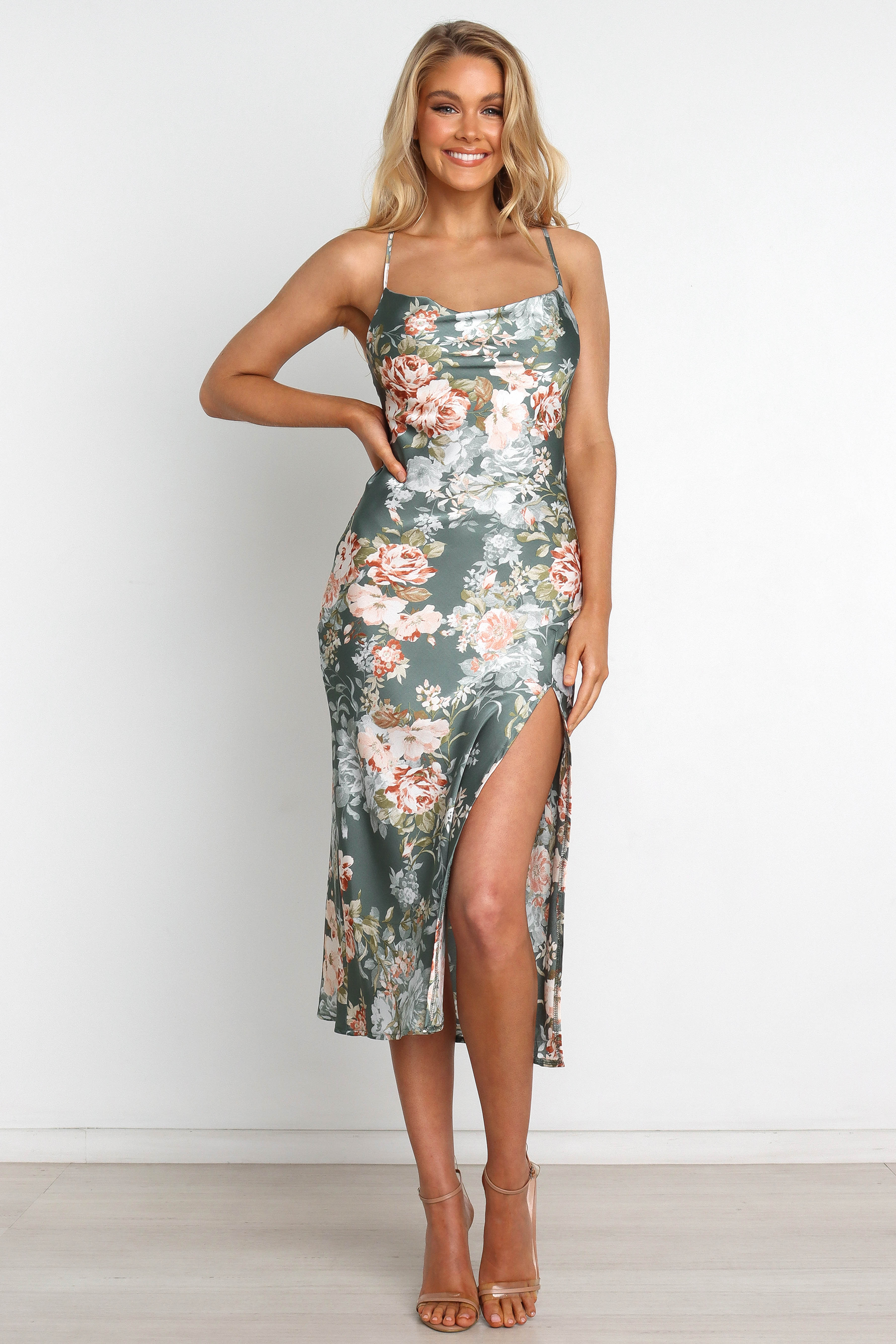 Marea Dress - Green-Sunny Prom