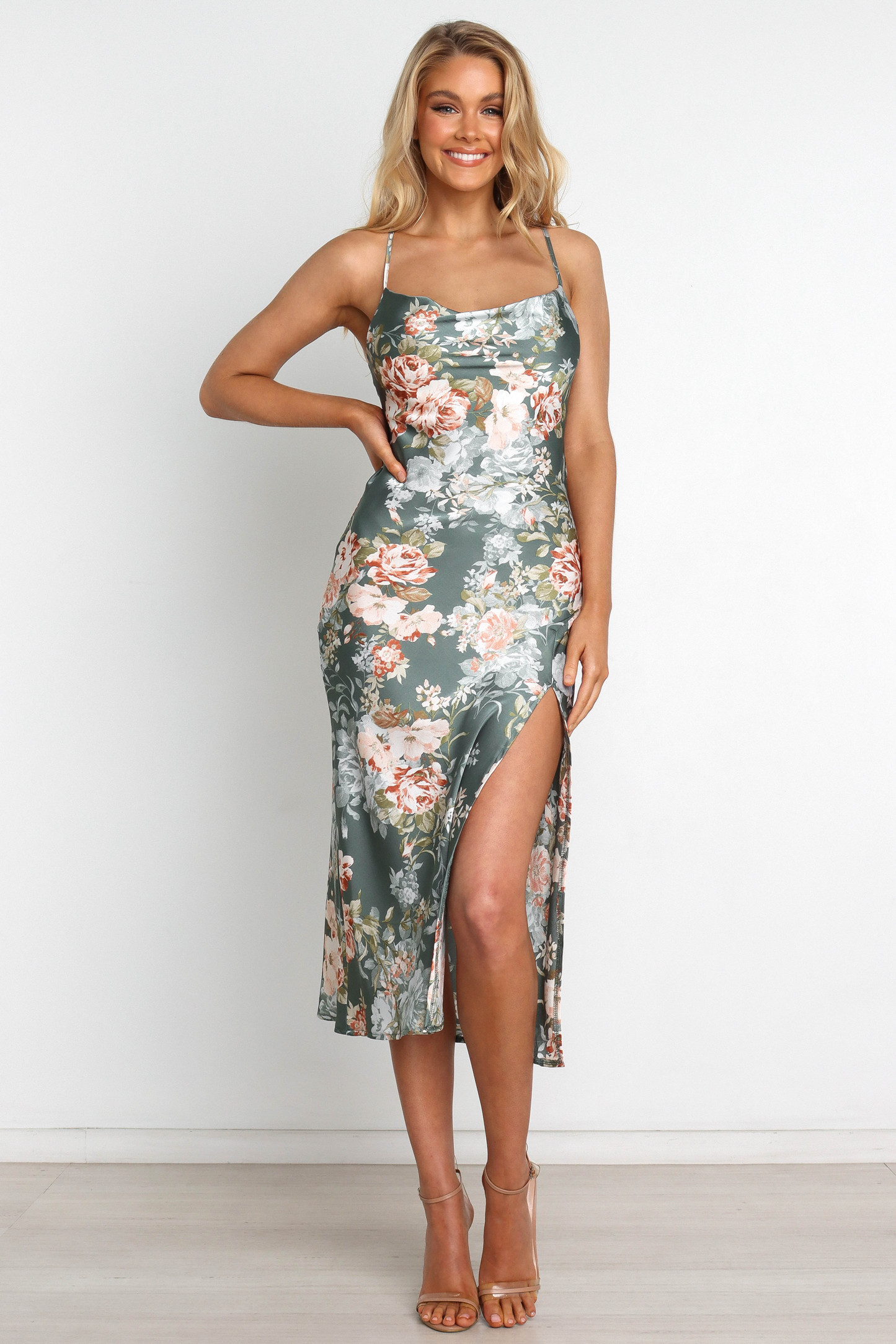 Marea Dress - Green-Sunny Prom