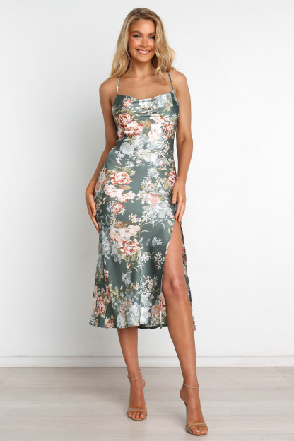 Marea Dress - Green-Sunny Prom