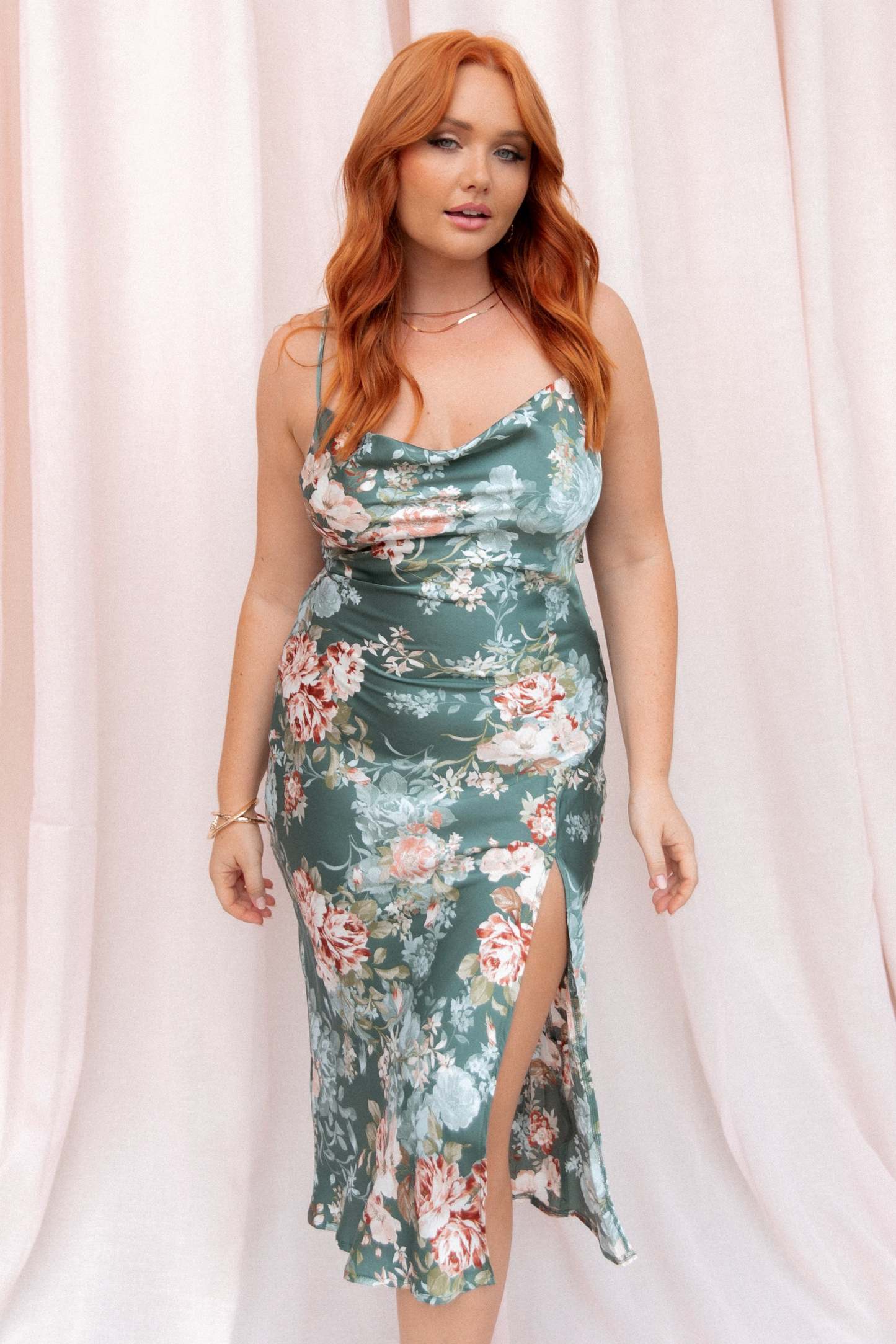 Marea Dress - Green-Sunny Prom