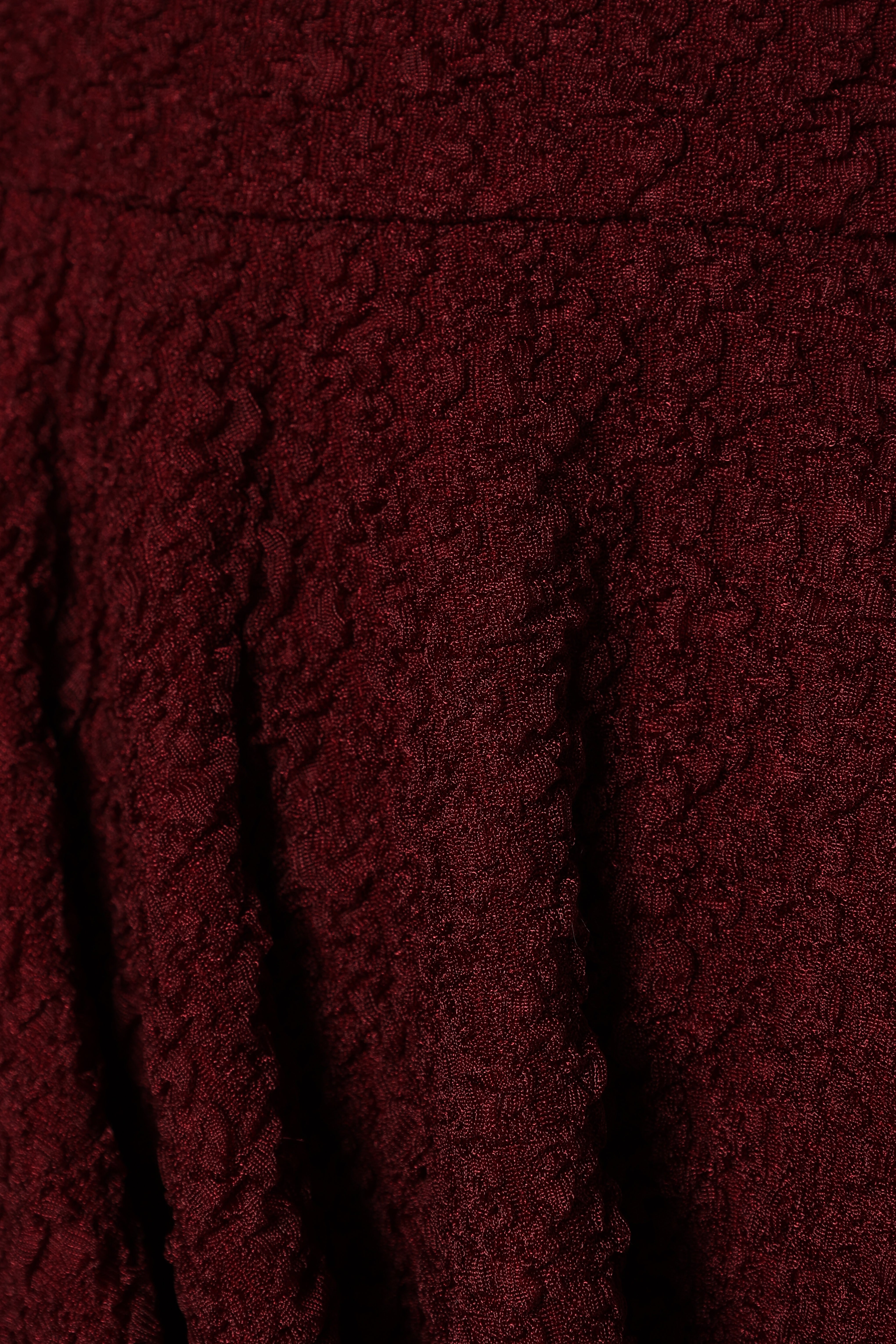 Margaret Mini Dress - Burgundy-Sunny Prom