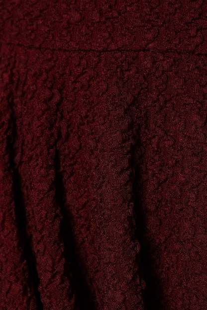 Margaret Mini Dress - Burgundy-Sunny Prom